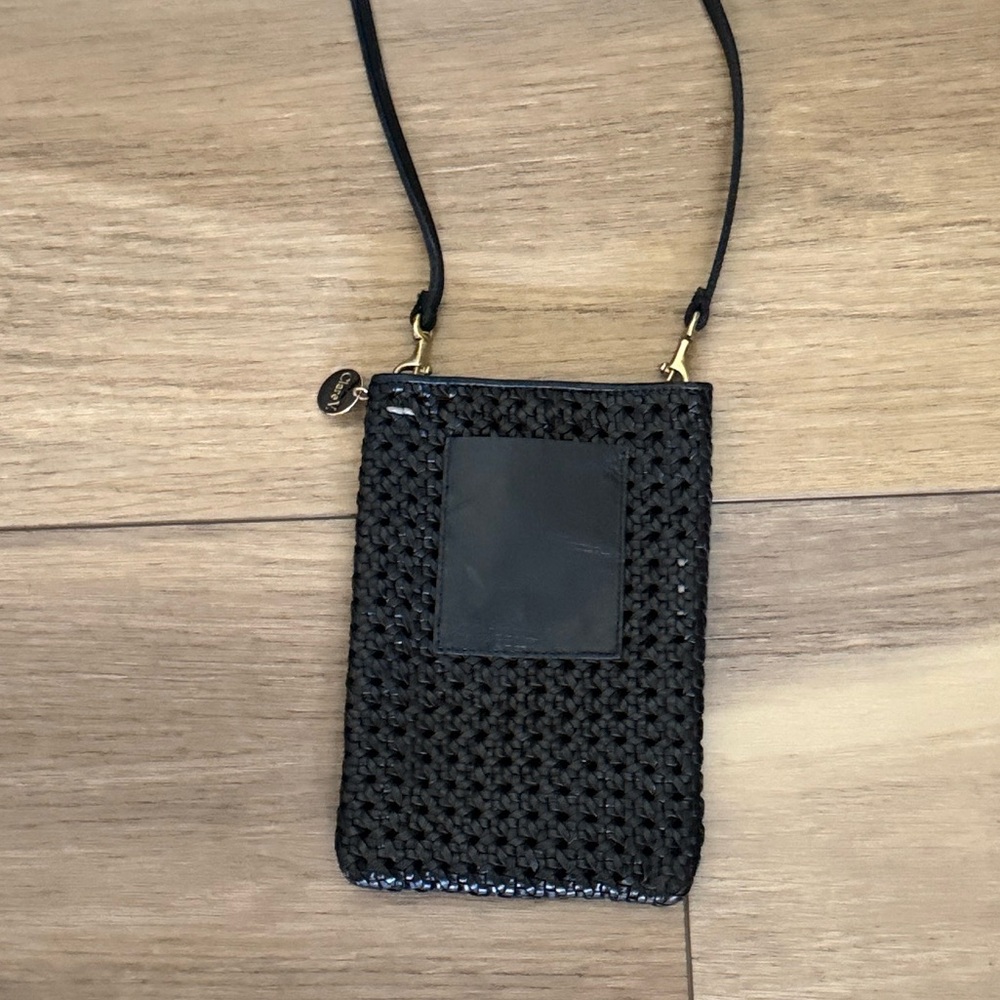 Clare V Black Woven Poche Crossbody Bag - Picture 3 of 3